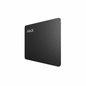 Захищена безконтактна картка для клавіатури AJAX Pass - 100 шт. (black)-[articul]