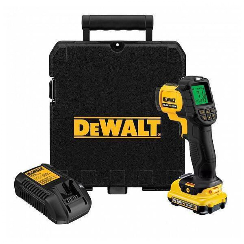 Термометр інфрачервоний від -29 до 500°С. DeWALT DCT414D1-DCT414D1