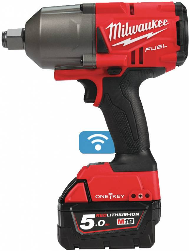 Гайкокрут акумуляторний 3/4" MILWAUKEE, M18 ONEFHIWF34-502X, 2034Нм (зарядний пристрій, 2 акум.X 5Ач, HDкейс)-4933459730