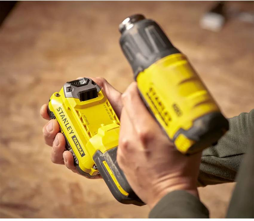 Акумуляторний пістолет гарячого повітря STANLEY FATMAX SFMCE530B-SFMCE530B