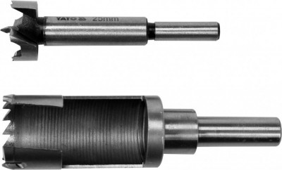 Свердла по дереву: коронка та фреза YATO: Ø=25 мм, l=110/90 мм- коронка/фреза, 2 шт-[articul]