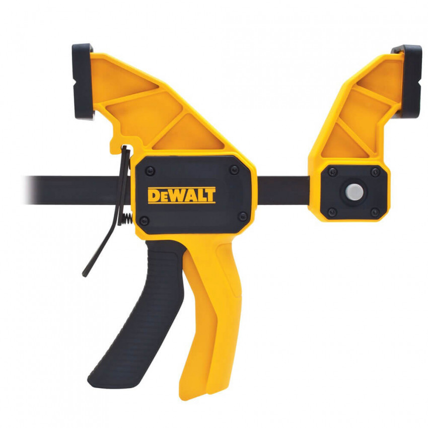 Струбцина L триггерная з максимальним зусиллям стиснення 135 кг DeWALT DWHT0-83195-DWHT0-83195