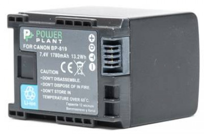 Акумулятор PowerPlant Canon BP-819 Chip 1780mAh-[articul]