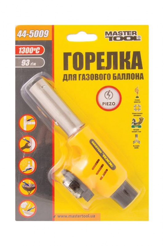 Пальник для газового балона Mastertool Пальник для газового балона з п-44-5009