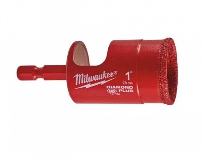 Коронка алмазна Diamond Plus MILWAUKEE, Ø25мм-49560517