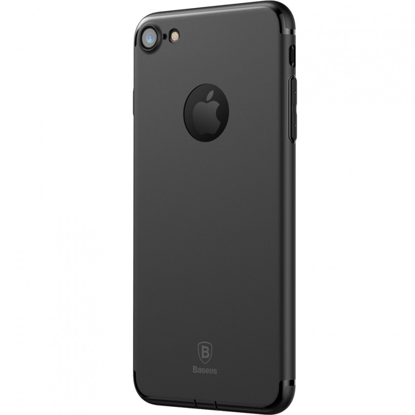 Чохол Baseus для iPhone 8/7 Simple Solid Black (ARAPIPH7-MS01)-