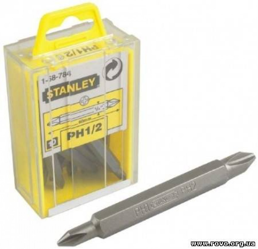 Біта STANLEY Ph2xPh3, 60 мм, 10 шт/уп-1-68-785