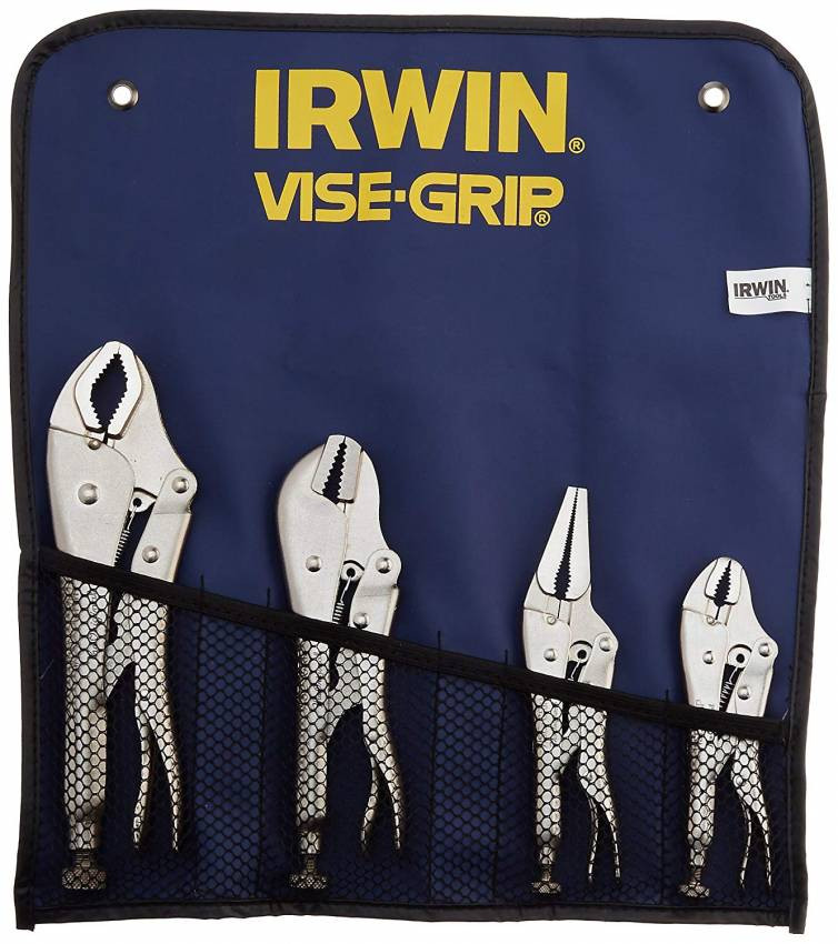 Плоскогубці Vise-Grip з фіксатором Original - набір 4 шт. (10CR, 7R, 6LN, 5WR) в сумке IRWIN T71-T71