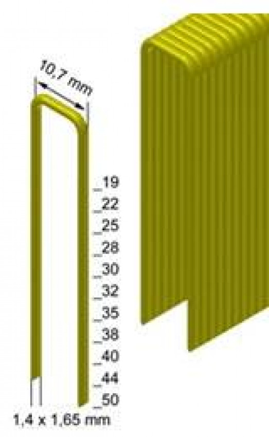 Скоба каркасна (столярна) Prebena типу LM-21 (5,1 тис. шт.)-LM-21 х 5,1