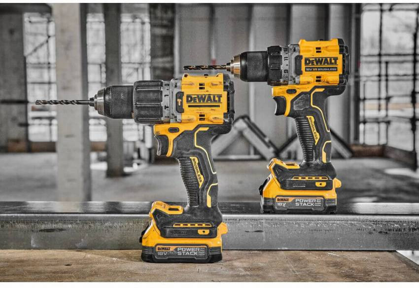 Дрель-шуруповёрт аккумуляторная бесщёточная ударная DeWALT DCD805E2T-DCD805E2T