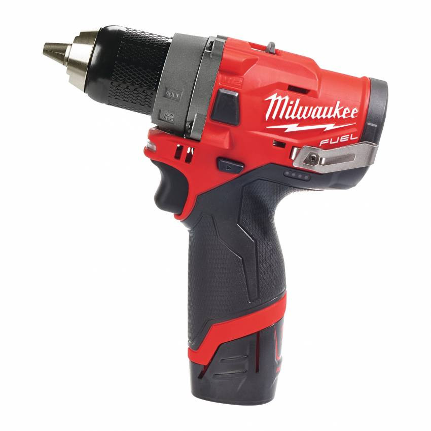 Дриль-шуруповерт акумуляторний MILWAUKEE, M12 FDD-402X, 44Нм (зарядний пристрій, 2 акум.Х 4Ач, HDкейс)-4933459818