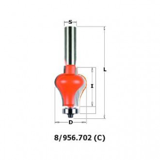 956.702.11 Фреза  HM D=31,75 I=38 R=25,4 R1=9,52 S=12 L=87 Профіль=C-[articul]