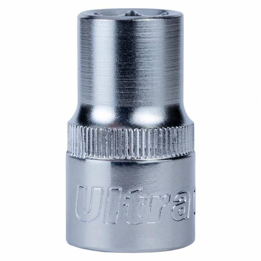 Насадка шестигранна коротка 1/2" 12мм CrV ULTRA (6070122)-6070122