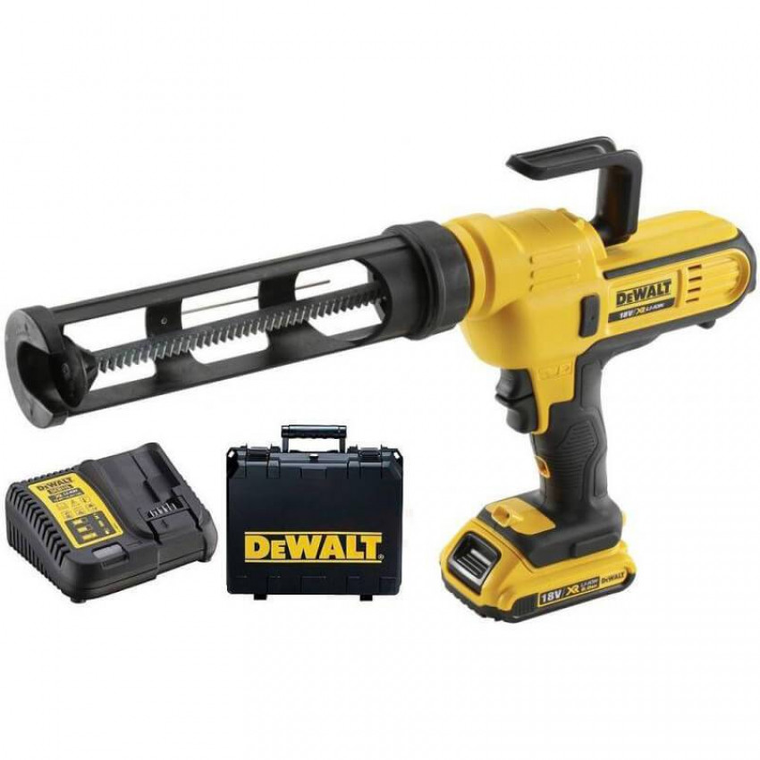 Пістолет для герметиків акумуляторний DeWALT DCE560D1-DCE560D1