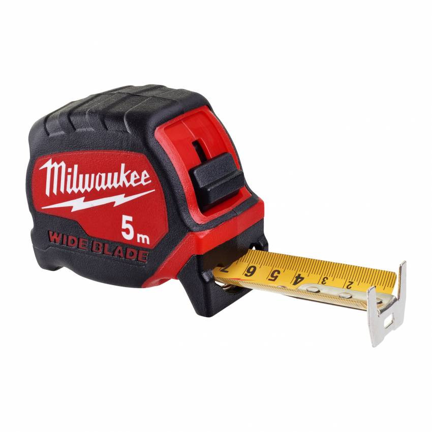 Рулетка метрична MILWAUKEE WIDE BLADE, 5м (33мм)-4932471815