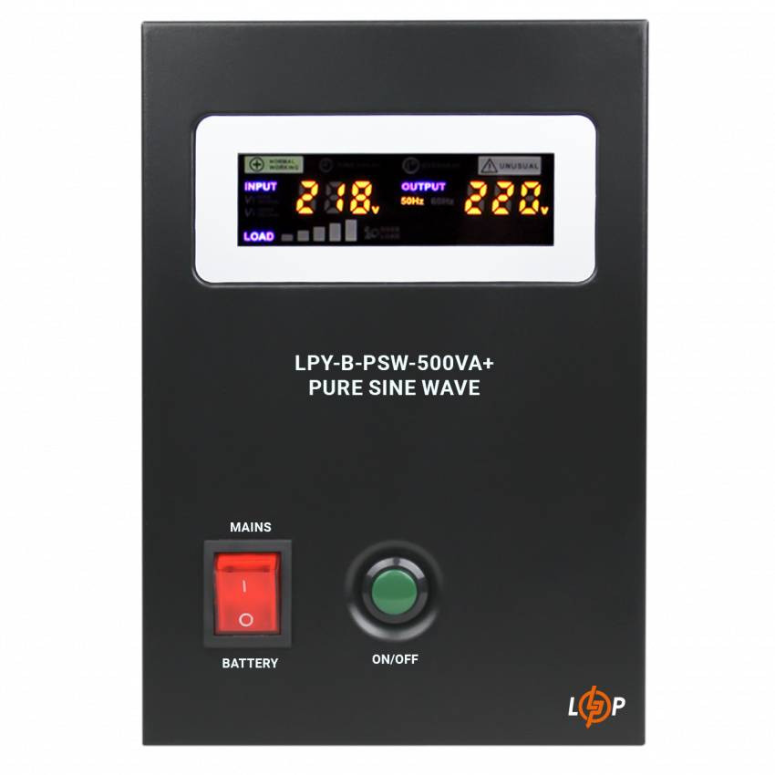 ИБП B500 + литиевая (LiFePO4) батарея 640W-