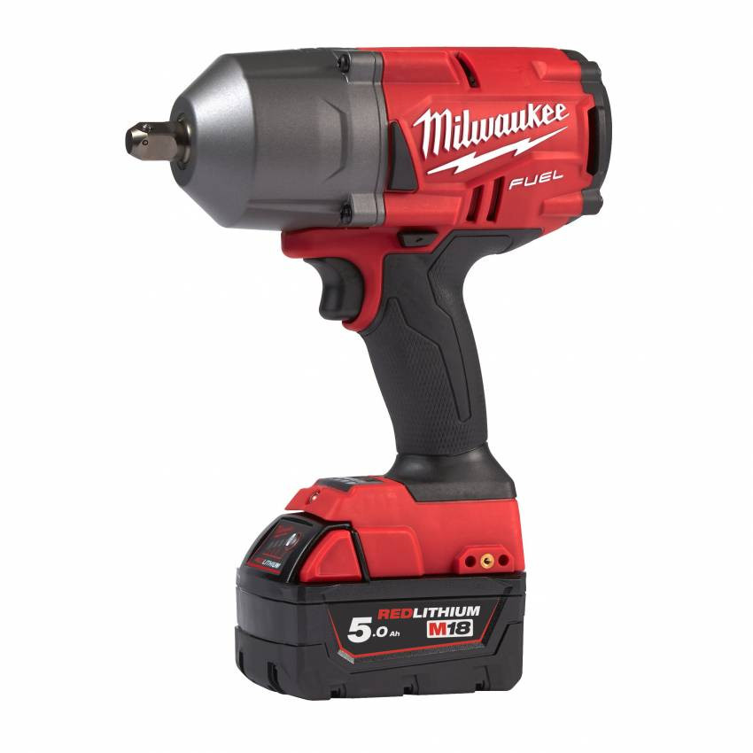 Гайковерт акумуляторний 1/2" MILWAUKEE, M18 FHIWP12-502X, 1491Нм (зарядний пристрій, 2 акум.Х 5Ач, HDкейс)-4933459693