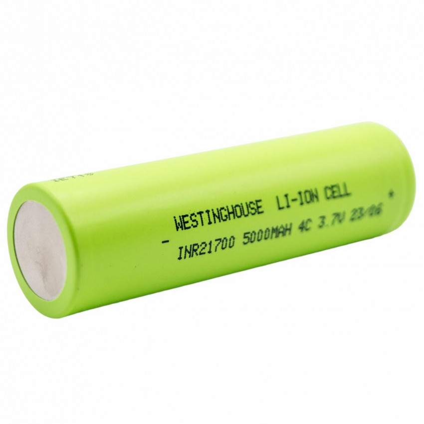 Акумулятор високострумовий літій-іонний Westinghouse Li-ion INR21700, 3.7V, 5000mAh, 4С, 1шт-INR21700-5000 (4C)