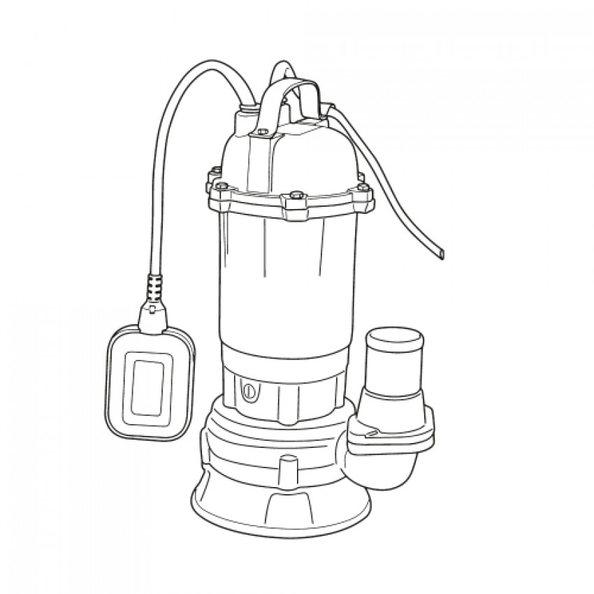 Насос заглибний дренажно-фекальний Vitals aqua KCG 1118w-217187