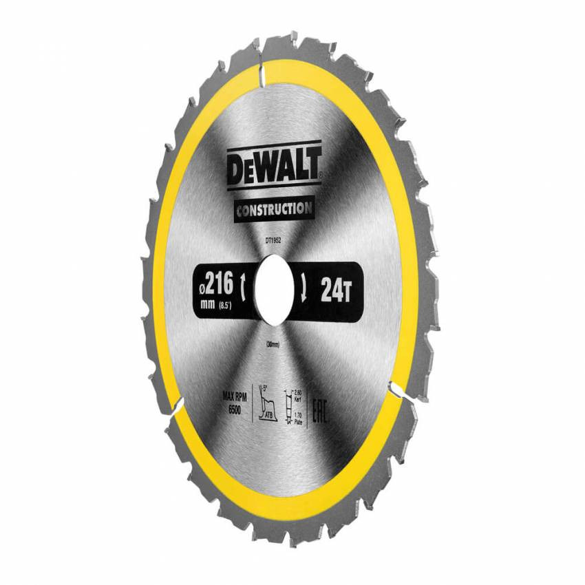 Диск пильний CONSTRUCTION DeWALT DT1952-DT1952