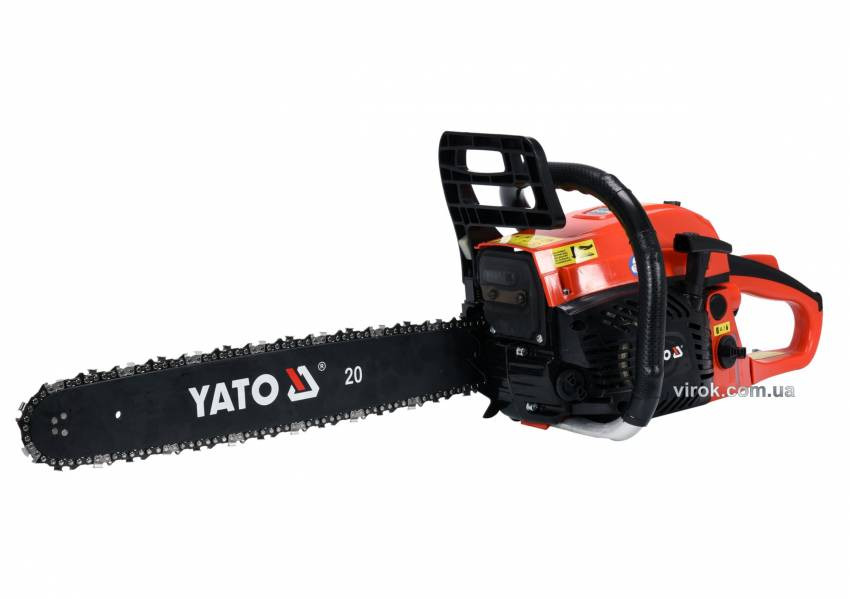 Бензопила ланцюгова YATO 56.5 см³ 2.5 кВт шина- 20" (48 см)-YT-84910