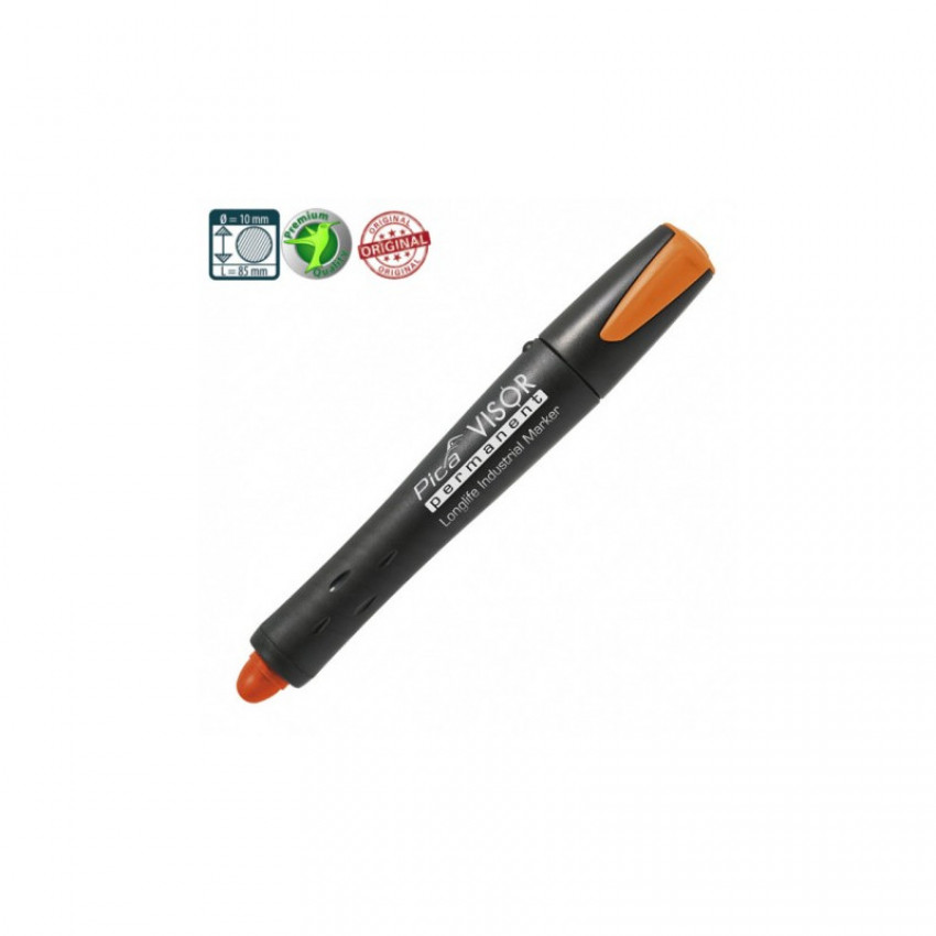 Сухий промисловий маркер PICA VISOR permanent Longlife Industrial Marker 990/054, Fluo-Orange-990/054