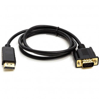 Кабель PowerPlant DisplayPort (M) – VGA (M), 1 м-[articul]