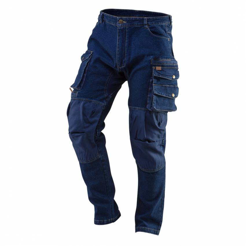 Робочі штани DENIM, посилення коліна, розмір XL-81-228-XL