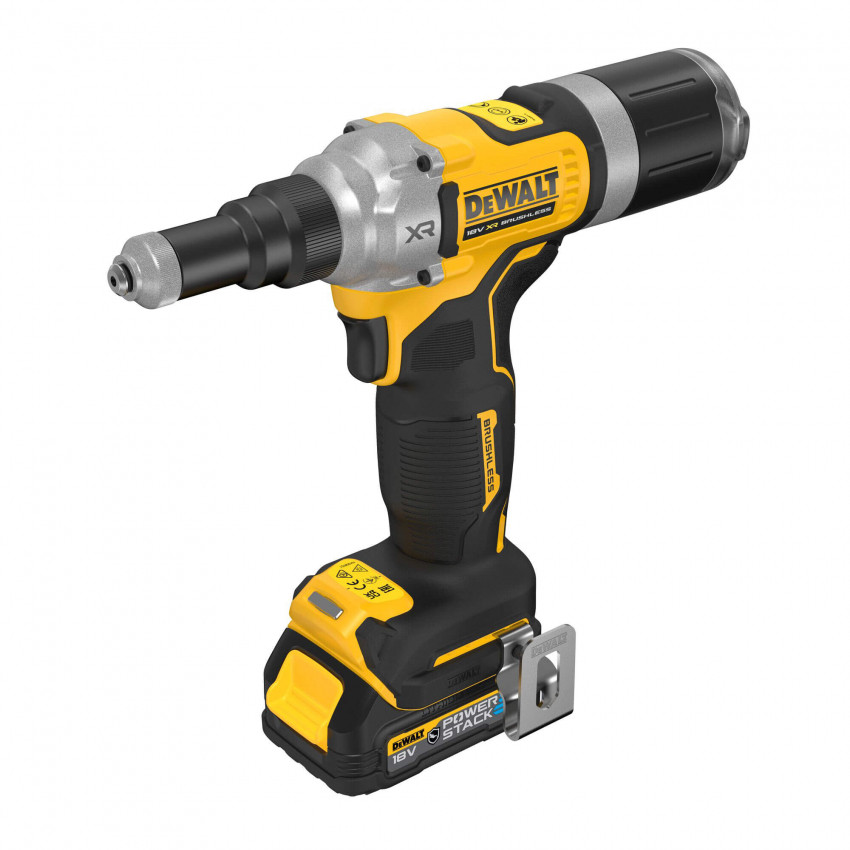 Заклепочник акумуляторний безщітковий DeWALT DCF414E2GT-DCF414E2GT