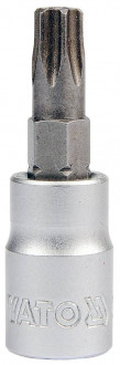 Головка із вставкою TORX YATO із квадр. 1/4&quot;, Т10, L=37 мм. Nm=5,9 [10/100] (DW)-[articul]