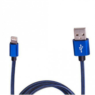 Кабель USB - Apple (Blue)-[articul]