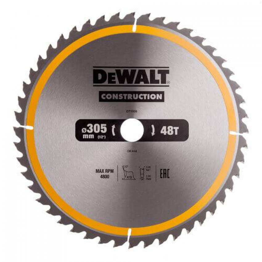 Диск пильний DEWALT DT1959-DT1959