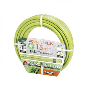 Шланг поливальний 5/8&quot;, 15м Aquaviva Plus, салатовий-[articul]