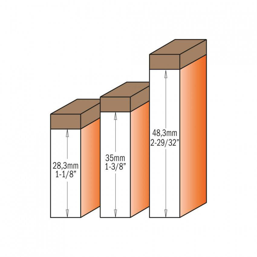 656.692.11 Фреза  HM D=19 I=48,3 L=99,8 S=12 + підшипник верхній-656.692.11