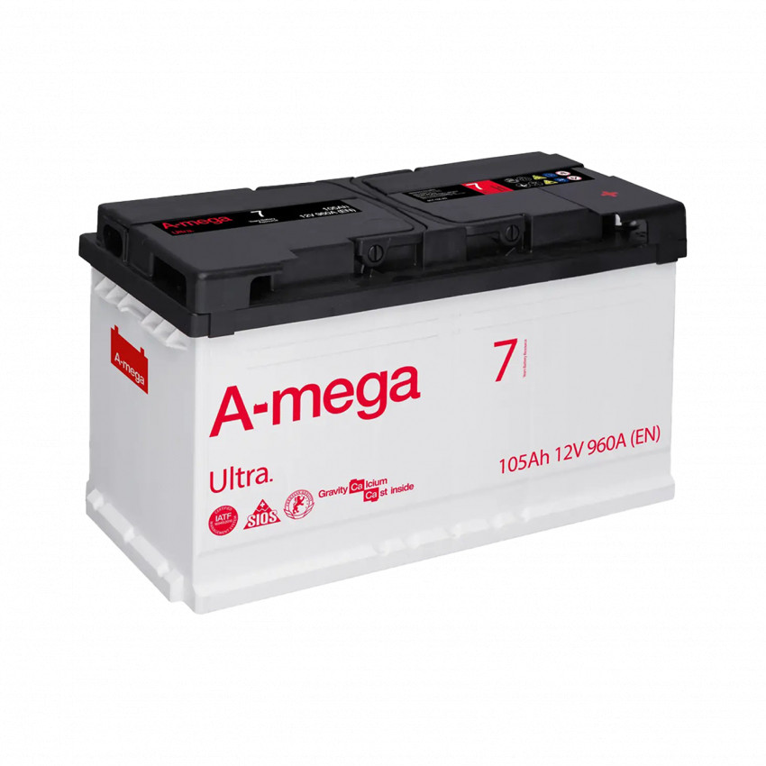 Акумулятор авто Мегатекс A-mega Ultra 6СТ-105-А3 (прав) ТХП 960-