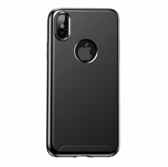 Чохол Baseus для iPhone X/X Soft Case Black (WIAPIPHX-SJ01)-[articul]