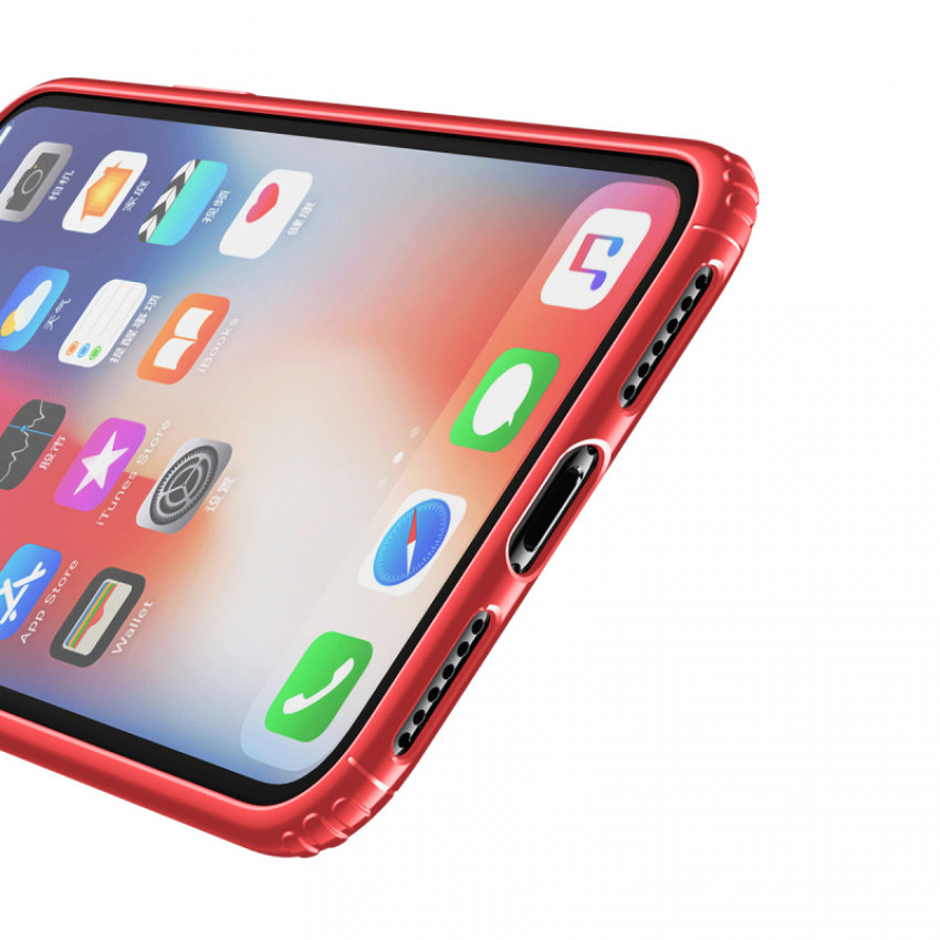 Чохол Baseus для iPhone X/X Soft Case Red (WIAPIPHX-SJ09)-