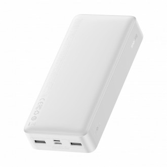 Зовнішній акумулятор Baseus Bipow Digital Display 20000mAh 20W Білий (PPBD050302)-[articul]