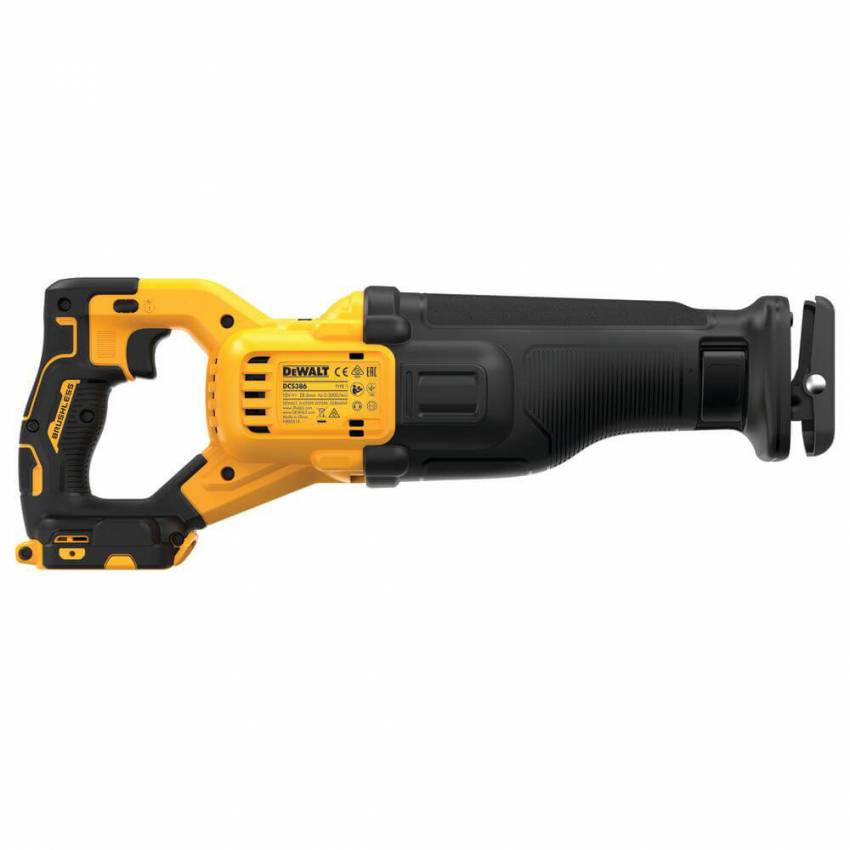 Пила шабельна акумуляторна DeWALT DCS386NT-DCS386NT