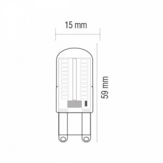 Світлодіодна лампа MEGA-5 5W G9 6400К