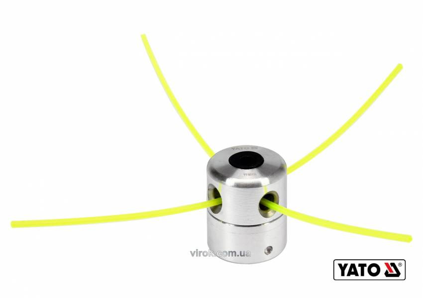 Головка для кріплення жилки до газонокосарок YATO : Ø=2.2-3.0 мм, l=200-430 мм, з алюмінію-YT-85111