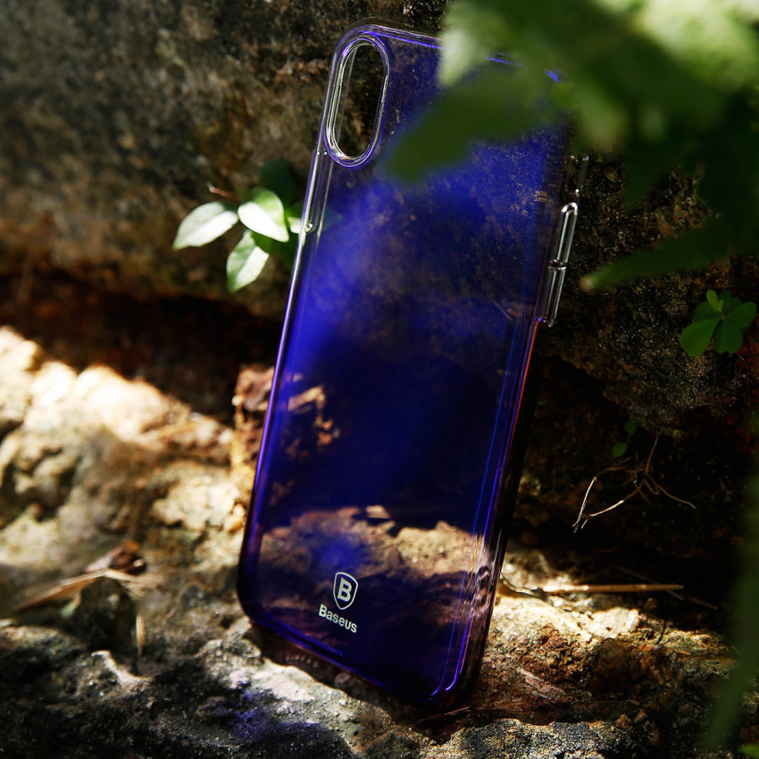 Чохол Baseus для iPhone X/Xs Glaze Purple (WIAPIPHX-GC01)-