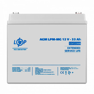 Акумулятор мультигелевий LPM-MG 12V - 33 Ah + справа-[articul]