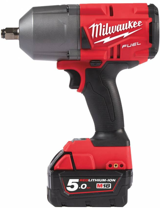 Гайкокрут акумуляторний 1/2" MILWAUKEE, M18 FHIWF12-502X, 1898Нм, (зарядний пристрій, 2 акум.Х 5Ач, HDкейс)-4933459696