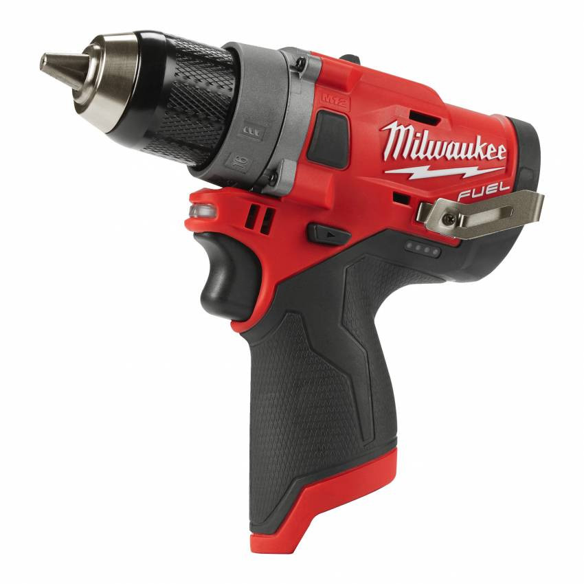 Дриль-шуруповерт акумуляторний MILWAUKEE, M12 FDD-602X, 44Нм (зарядний пристрій, 2 акум.Х 6Ач, HDкейс)-4933459820