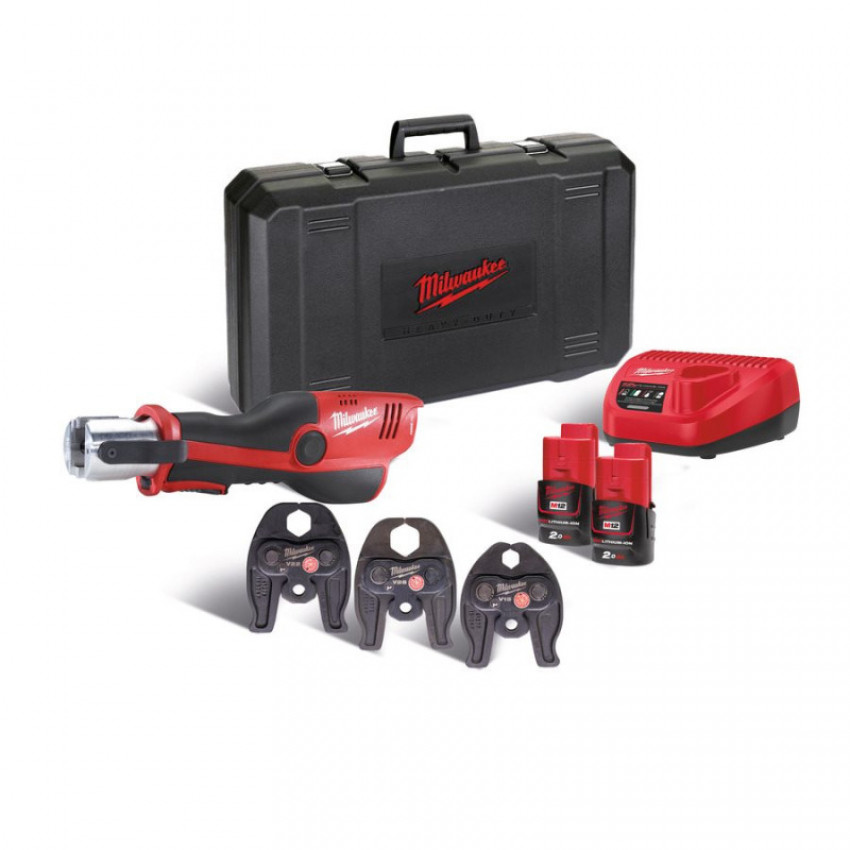 Акумуляторний прес-інструмент MILWAUKEE M12 HPT-202C M-KIT 4933443095-4933443095