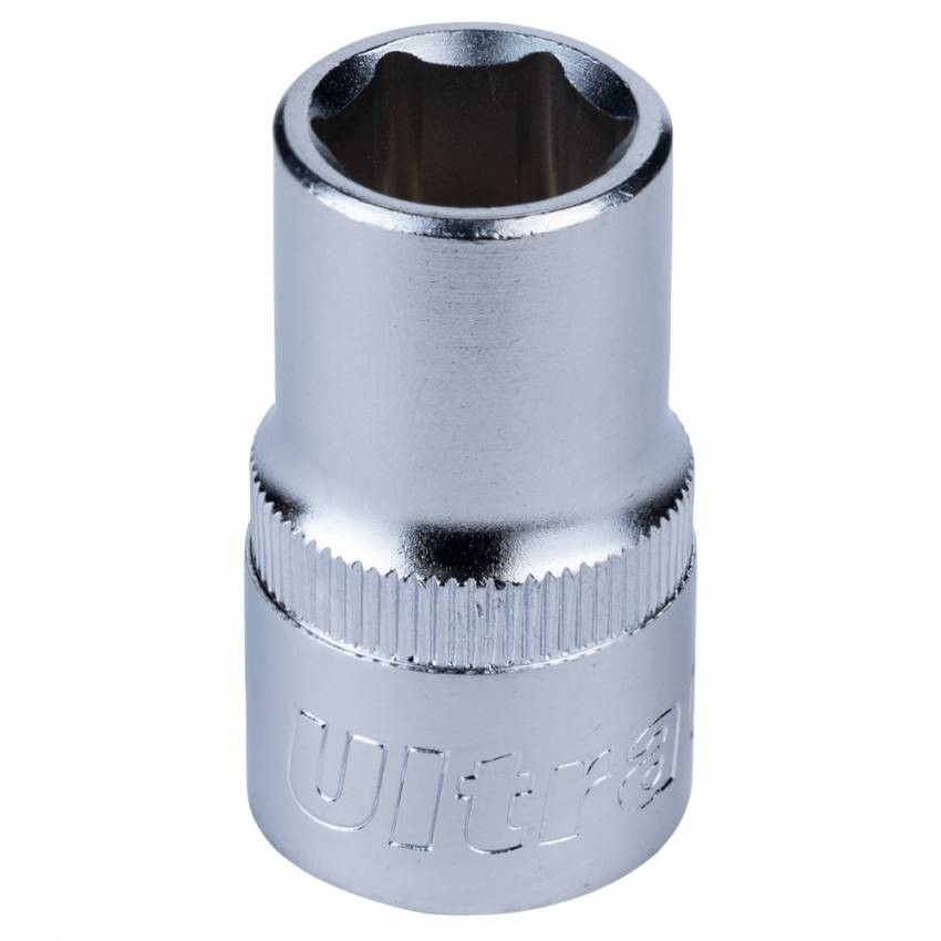 Насадка шестигранна коротка 1/2" 13мм CrV ULTRA (6070132)-6070132