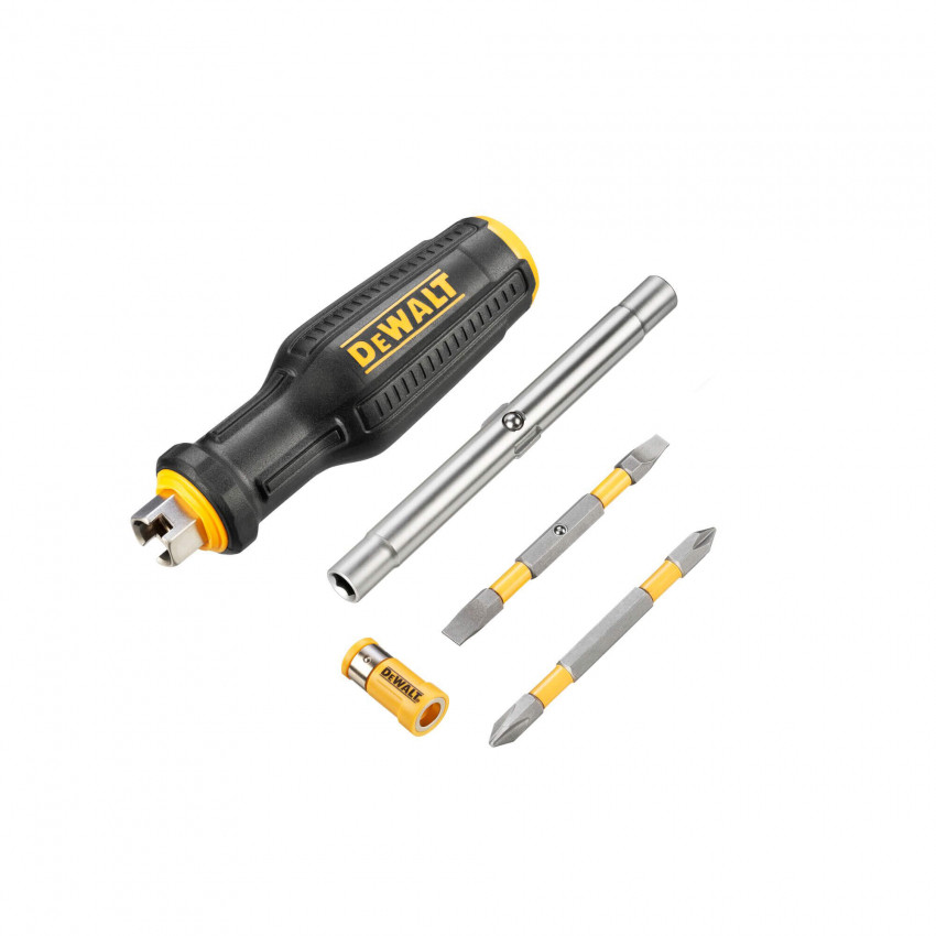 Викрутка - набір FULL FIT 6 Way з двома змінними бітами DeWALT DWHT66569-0-DWHT66569-0