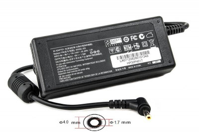 Адаптер для ноутбука PowerPlant HP 220V, 19V 30W 1.58A (4.0*1.7)-[articul]