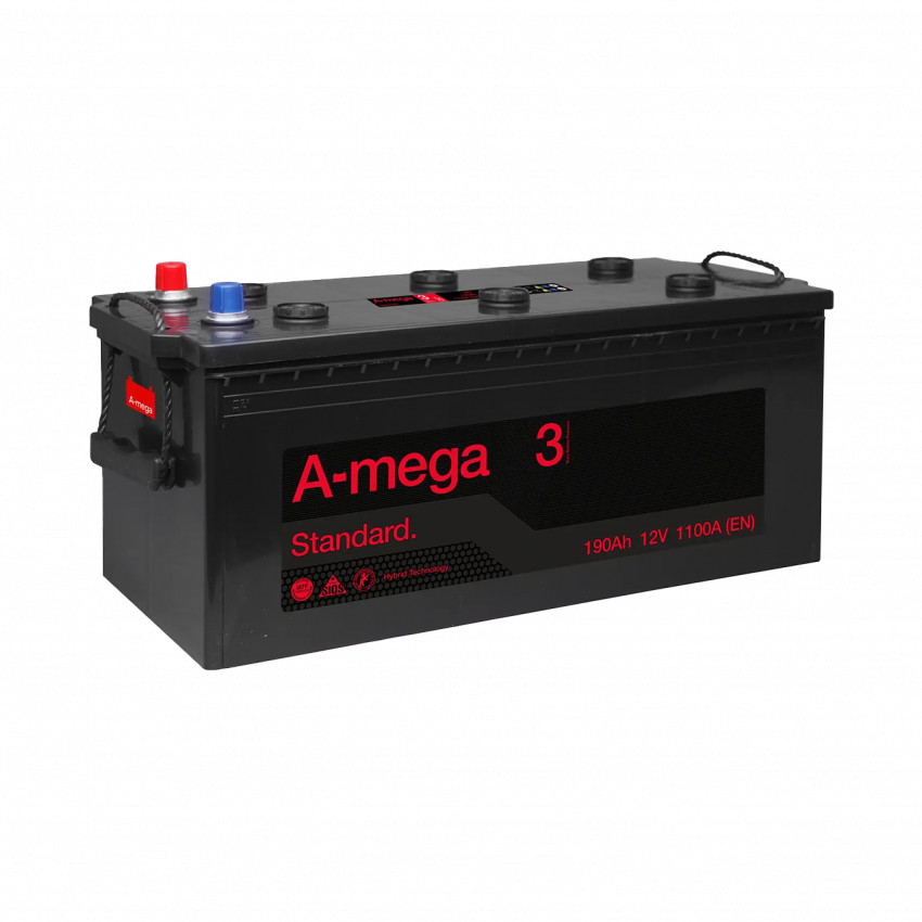 Акумулятор авто Мегатекс A-mega Standard (М3) 6СТ-190-АЗ (лев) ТХП 1100-